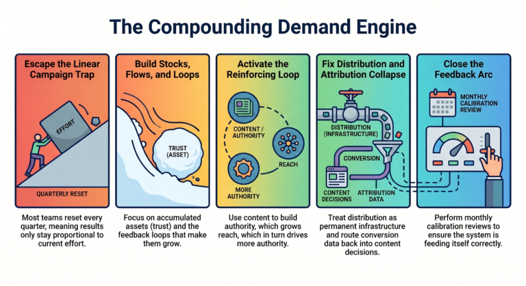 Why Your Marketing Doesn’t Compound: The Case for Systems Thinking