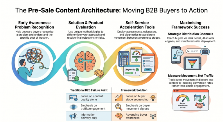 Content That Moves Buyers Before Sales: The Architecture Most B2B Teams Are Missing