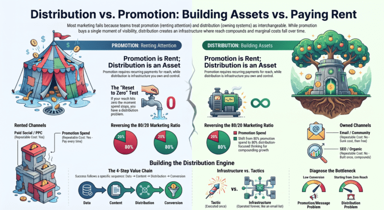 Distribution vs Promotion: Why Confusing Them Is Costing You Reach