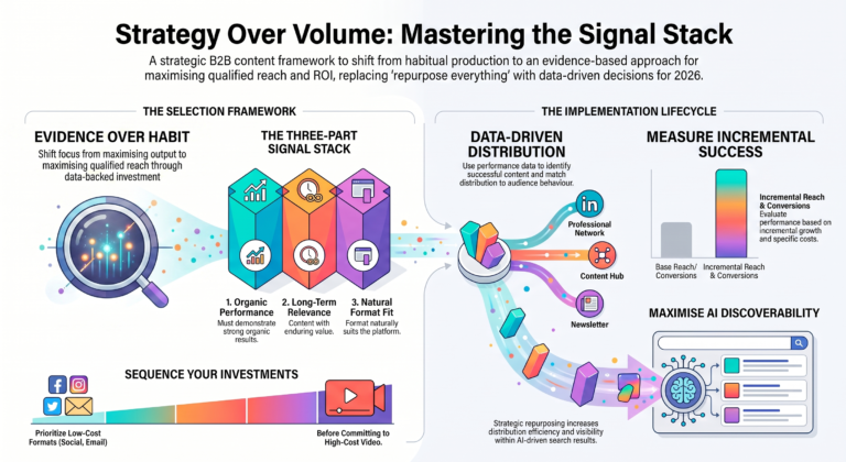 Repurposing Content for Reach: A System for Deciding What to Reuse and Where