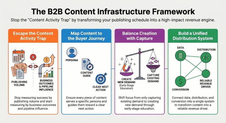 Why “Posting Content” Isn’t a Strategy – And What B2B Teams Get Wrong Instead