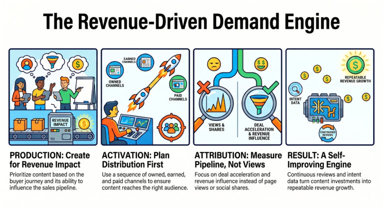 How to Build a Demand Content Engine That Feeds Revenue, Not Just Traffic