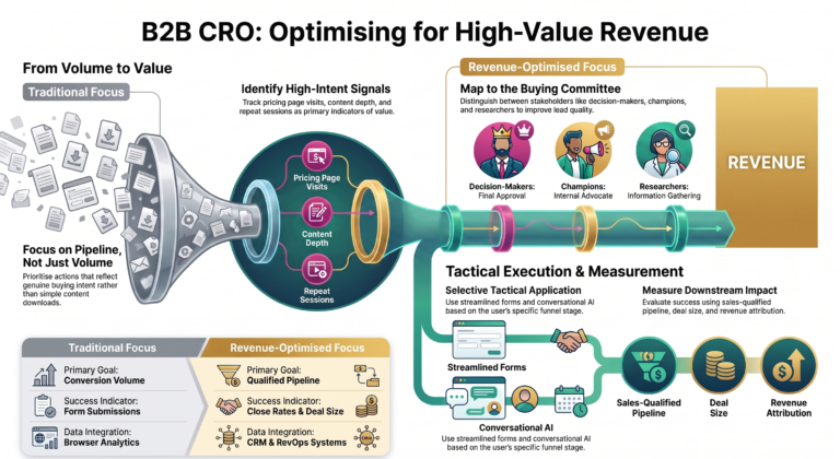 Conversion Rate Optimization for B2B: Why More Conversions Don’t Always Mean More Pipeline